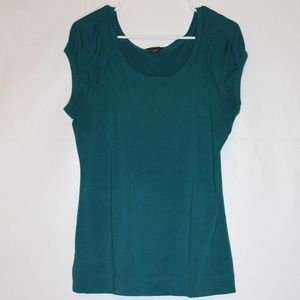 Ann Taylor Teal blouse size large